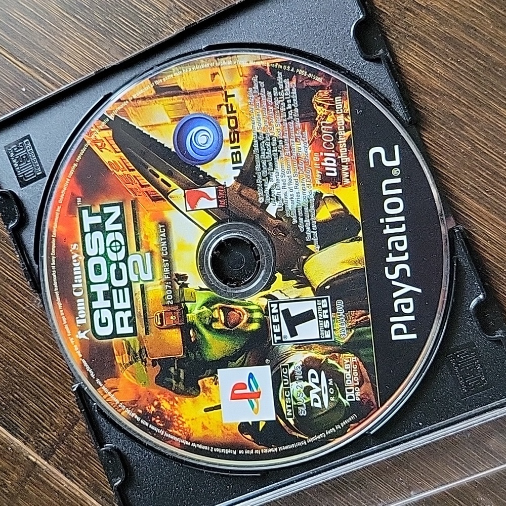 PS2 Ghost Recon 2 video game